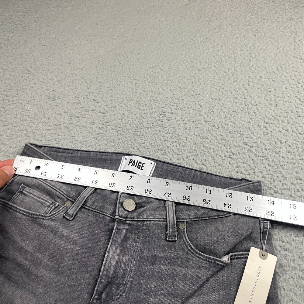 Paige Jeans Womens 27 Gray Verdugo Mid Rise Ultra Skinny Transcend NEW NWT 179$ - Picture 11 of 12